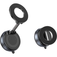 Vacuum Magnetic Car Phone Holder – 360° Rotatable, Reinforced 96LBS Suction Cup Mount Compatible wit