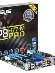 庫存沒上過機 Asus華碩 P8H77-M PRO H77 M-ATX 小板 1155 主板