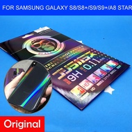 Samsung S8/S8+/S9/S9+/A8 Star Official Black Jack 9H Back Skin Premium Aurora