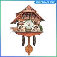 [Beauty] Cuckoo Wall Clock Creative Wooden Clock Home Living Room Bedroom