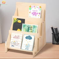 Card Display Stand Greeting Card Display Multifunctional Card Stand 3 Tier Wooden Card Display Stand