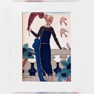 本店獨立印製 - 法國1919年VINTAGE - 藝術月刊內頁插畫