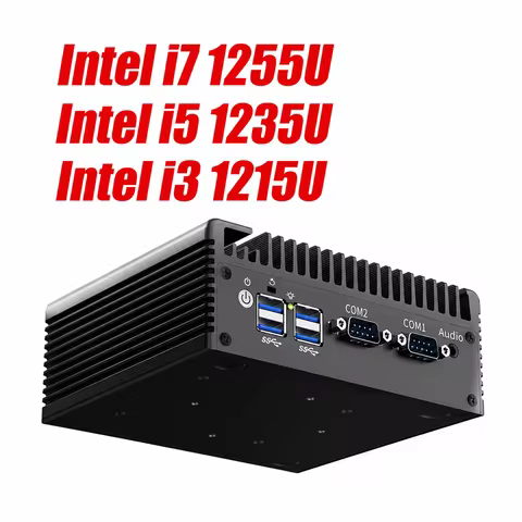 SZBOX R12 Mini PC Intel i7 1255U i5 1235U i3 1215U Soft Router 2.5G LAN Fanless Firewall Appliance V
