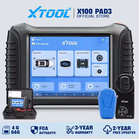 XTOOL X100 PAD3 V2.0 Elite Auto Key Programmer X100PAD3 IMMO Key Programming Tools All Key Lost All 