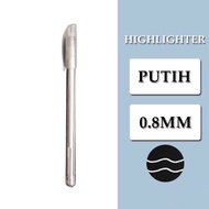 Gel pen Marker/Spidol/stabilo highlighter art painting Gold Silver Putih Pen Marker Spidol Metalik