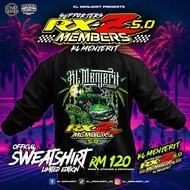 BAJU SWEATSHIRT KL MENJERIT/ RXZ MEMBER 5.0/ BAJU REMPIT/BAJU LENGAN PANJANG/BAJU LIMITED EDITION
