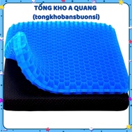 CAR SEAT Cushion - 2-layer 3D silicone seat cushion, super breathable, anti-fatigue for people who s