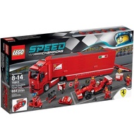 (Retired Set) LEGO Speed Champions F14 T & Scuderia Ferrari Truck 75913