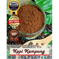 ORIGINAL KAMPUNG COFFEE (POWDER. 100% perfectly roasted Coffee Beans) Cap Warung Pendekar.