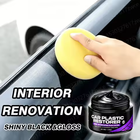 Auto Plastic Restorer Back To Black Gloss Car Interior Leather & Panel Renewal Wax Coating Agent Aut