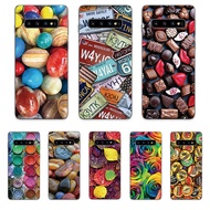 Samsung Galaxy S9 S9+ S10 S10+ Plus S10e Lite Soft TPU Silicone Phone Case Cover Colourful stones