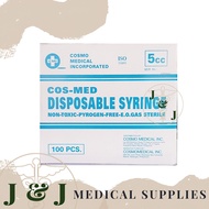 COSMED Disposable Syringe 1cc, 3cc, 5cc