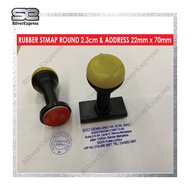 Custom make rubber stamp / handle stamp/ADDRESS CHOP/SIGNATURE CHOP/Round Stamp/normal rubber stamp