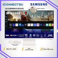 Samsung 32" LS32BM801UEXXS 4K 60Hz 4ms UHD HDR10+ Slim Fit Camera IoT Hub Airplay Type C Ultrawide M