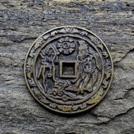 Fangkongshan Ghost Spend Money Taishang Laojun Gossip Carving Mother Beat Money Antique Handed-up Ol