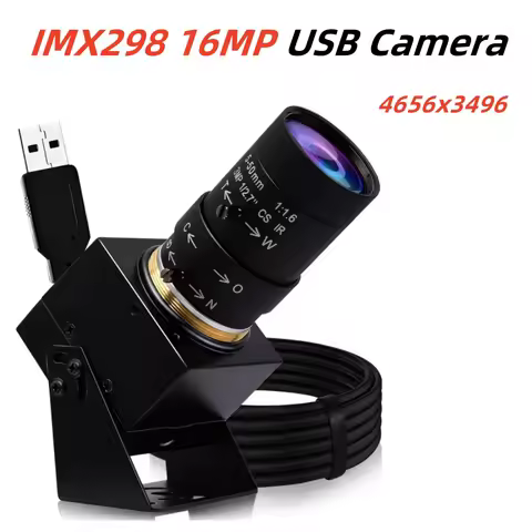 SVPRO Ultra HD 16MP USB Camera 4656x3496 IMX298 USB Webcam Optical CS Zoom Camera for Industrial Ins