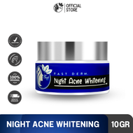 Fast Derm Night Cream Acne Whitening Platinum Perawatan Kulit