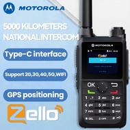 5000KM Motorola Global Zello 4G/5G Walkie Talkie T88 SIM Network Radio Long Range Wifi Internet Inte