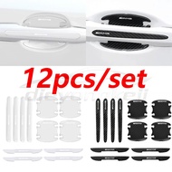[Ready Stock] 12/8/4Pcs Toyota Transparent/Carbon Fiber Texture Car Door Bowl Sticker Anti Scratch S