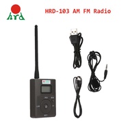 Portable HanRongDa HDR-831 Stereo Digital FM Transmier Mini FM Radio Station Broadcast w/ Mic TF  Slot 500m Audio Launch