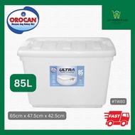Orocan Ultra Tough Storage Box 85L 105L 125L White Stackable Thor Unibox - #TW80 #TW100 #TW125