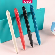 Deli Gel Pen 0.5mm Press Sign Pen Writing Stationery Office & School Supplies S08