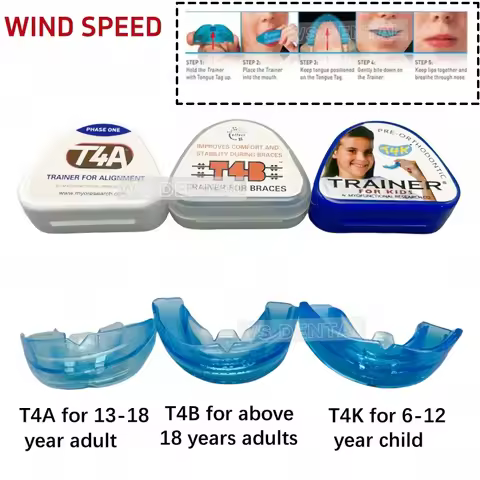 Dental Orthodontic Tooth Appliance Trainer Dental Braces Teeth Mouthpiece For Children Adult T4A T4B