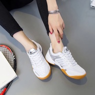 [RonnieW]WARRIOR lelaki profesional meja tenis kasut fleksibel Light Badminton bola tampar Sneakers Anti Slip latihan sukan wanita