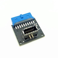 USB 3.1 Front Panel Socket to USB 3.0 20Pin Header Male Extension Cable Adapter for PC Motherboard C