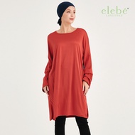 Elya Red Plain Blouse Plus Size Dress | Baju Mengandung Menyusu Muslimah Blause Pregnant - ELYA BLOUSE RED