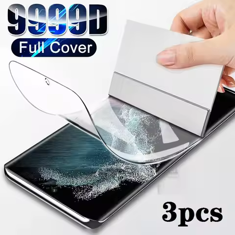 3PCS Hydrogel Film for Samsung Galaxy A3 A5 A6 A7 A8 A9 J2 J3 J4 J5 J6 J7 J8 2017 2018 Screen Protec