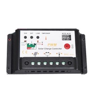 โซลาร์ชาร์จ 10A 12V/24V Solar Charge Controller Solar Panel Battery Regulator Safe Protection