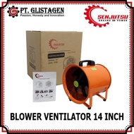 Mesin Blower Ventilator Portable 14" Inch Exhaust Fan 14 inch SENJUTSU