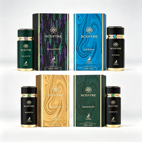 Maison Alhambra Sceptre Perfume Set, Malachite + Oceana + Bronzite + Amazonite Eau De Parfum, 100ml 