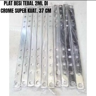 Universal Multi-Purpose Hollow Stainless Steel Plate Bracket Multi-Purpose Brass and cr0me perforate