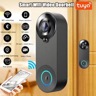 W3 Tuya Intelligent Video Doorbell Camera 1080P Wireless Built-in Battery Bidirectional Audio Doorbell Camera