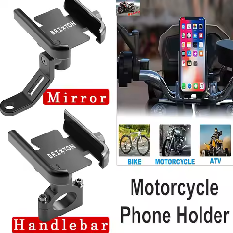 For BRIXTON Cromwell 1200 125 250 Crossfire 500 Felsberg 125 Mobile Phone Holder GPS Stand Bracket A
