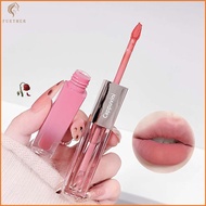 [FT] Double Nude Mousse Lip Mud Velvet Matte Lipstick Non-stick Mirror Lip Tint Makeup Water Gloss R