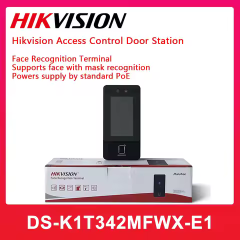 Original Hikvision DS-K1T342MFWX-E1 NEW Face Recognition Terminal Supports face with mask recognitio