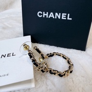 Chanel✨2026皮穿鏈耳釘針式耳環