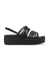 CROCS Brooklyn Strappy Low Wedge รองเท้าแตะผู้หญิง