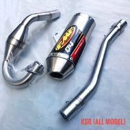 ท่อสูตร ท่อแต่ง ท่อวิบาก  Exhaust สำเนา FMF KAWASAKI  KSR 110 / HONDA MSX / HONDA SONIC คอท่อ 28 mm