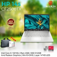 Laptop HP 14s CF2500TX Core i5 Gen 10 Ram 4 GB Radeon 630 New
