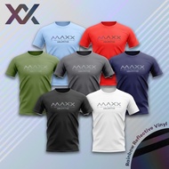 Maxx plain tee MXGT059Maxx tshirt Badminton Jersey badminton baju sukan badminton jersi badminton t