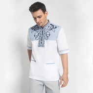 LGS - Baju Koko Pria - Lengan Pendek - Putih - CSH.283.S632K.210.C