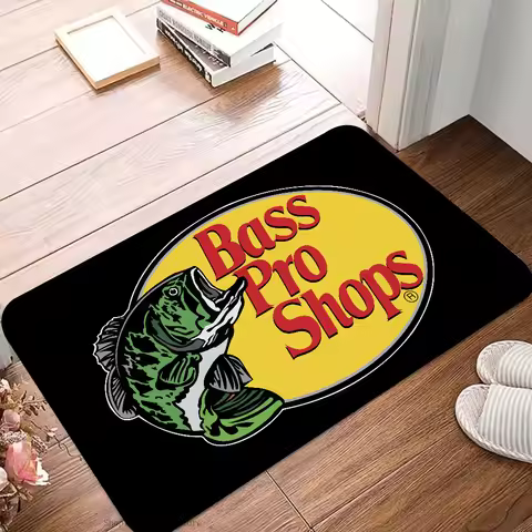 1pc Bass-Pro-shops Floor Mat Home Bathroom Absorbent Mats Anti-Slip Mats Home Decor Supplies Carpets