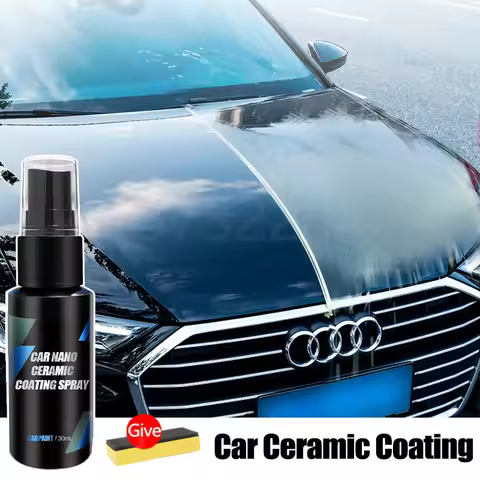 Car Ceramic Coating For Auto Paint Crystal Wax Spray Nano Hydrophobic Liquid Polymer Oleophobic Anti