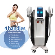 Ems Sculpt Slimming Machine 15 Tesla Ems Body Muscle Stimulator 4 Handle RF Ems Sculpting Machine Ne