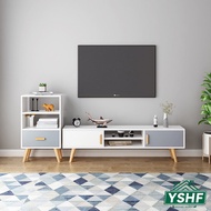 YSHF TV Cabinet Console Wall Mount Wooden Coffee Table Cabinet Combination Small Apartment Home Living Room Floor Cabinet Rental Room TV Cabinet