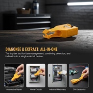 Auto Fuse Detection Tester 24V DC 1Pcs LED Indicator Non Slip Grip Handheld Tool for Garage Car Repa